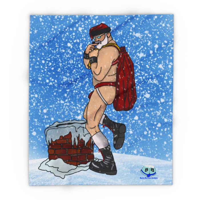 Arctic Fleece Blanket - Santa's Sack - Image 5