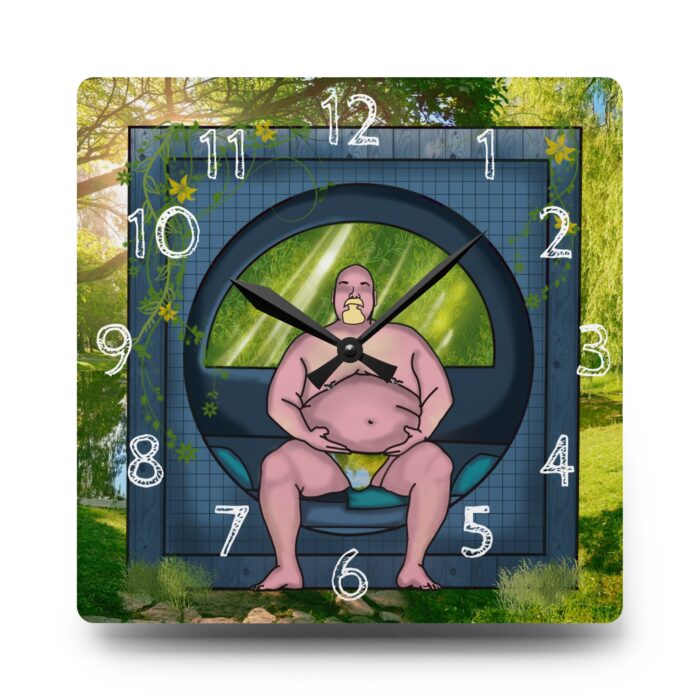 Acrylic Wall Clock - Heavy Meditation