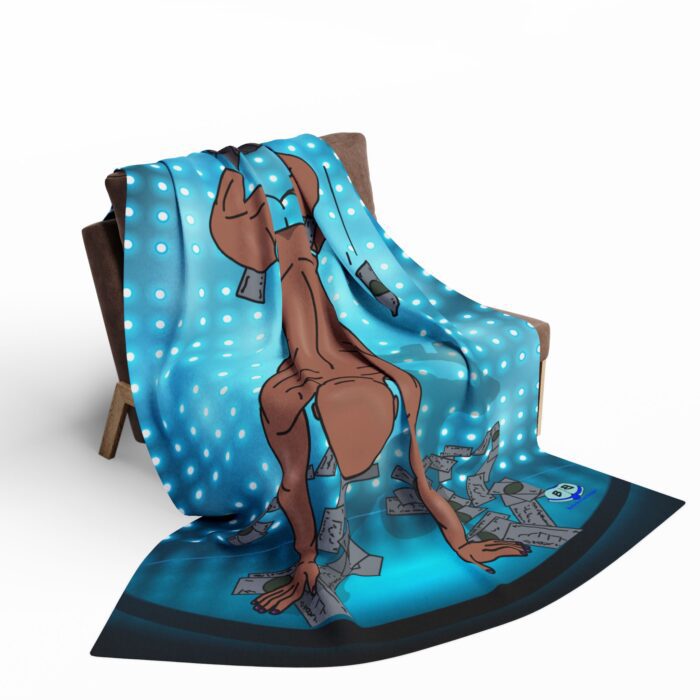 Arctic Fleece Blanket - Make it Rain - Image 4