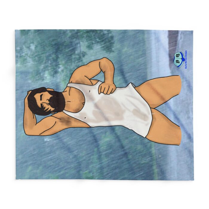 Arctic Fleece Blanket - Rain - Image 6
