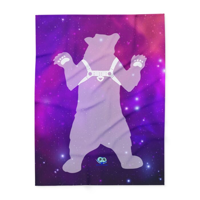 Arctic Fleece Blanket - Leather Bear - Image 6