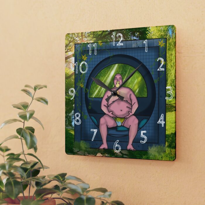 Acrylic Wall Clock - Heavy Meditation - Image 3