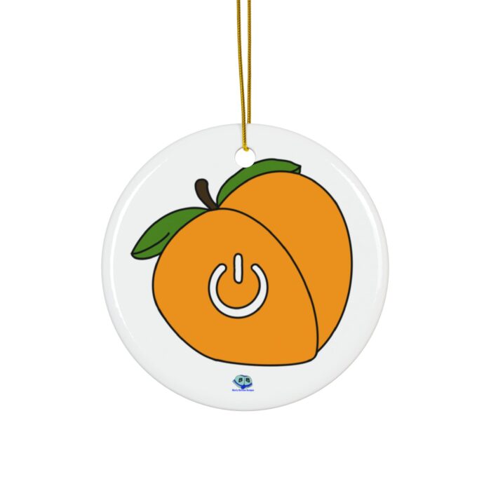 Ceramic Ornament - Power Bottom / Peach