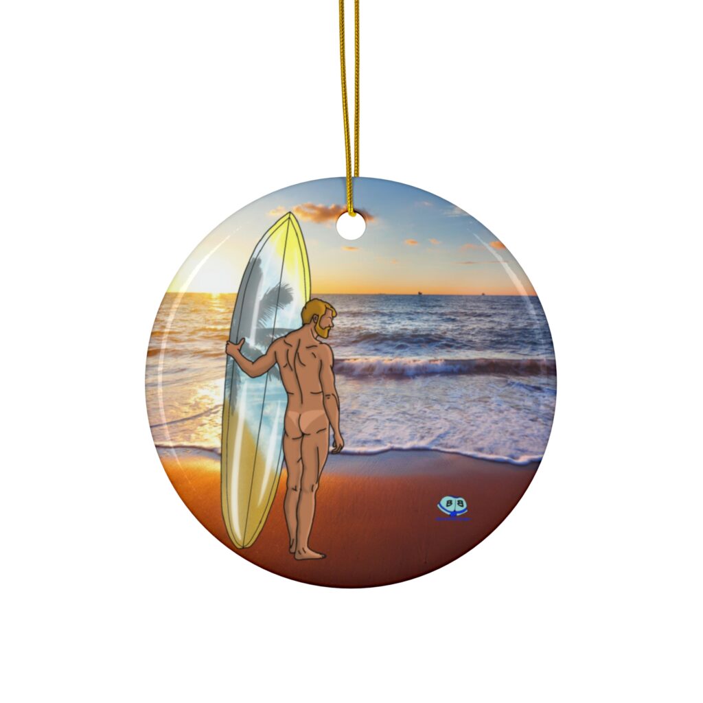 Ceramic Ornament - Tan Lines