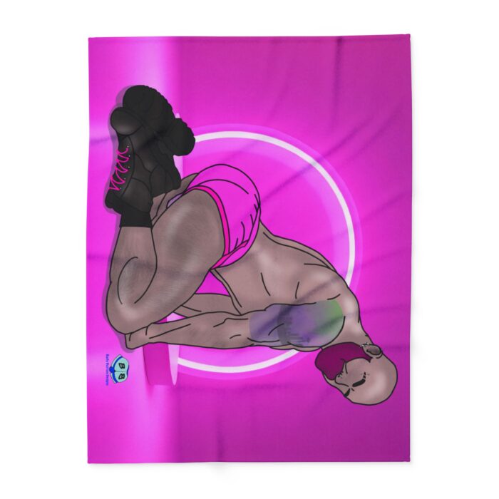 Arctic Fleece Blanket - Pink and Pierced - Image 2