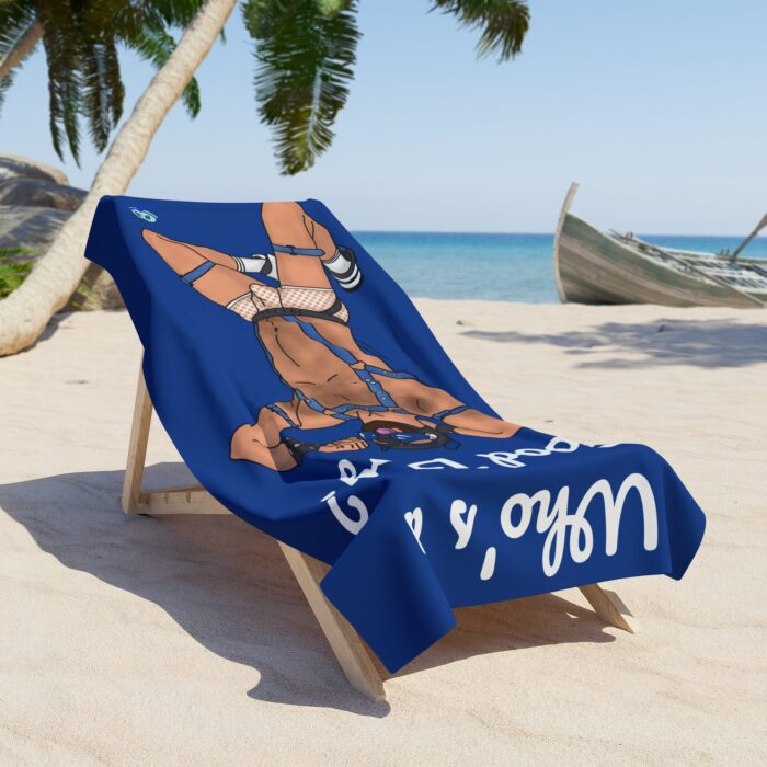 Beach Towel - Who's a Good Boy? - Image 2