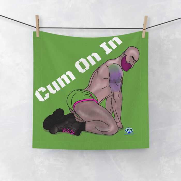 Cum Rag - Pink and Pierced - Image 3