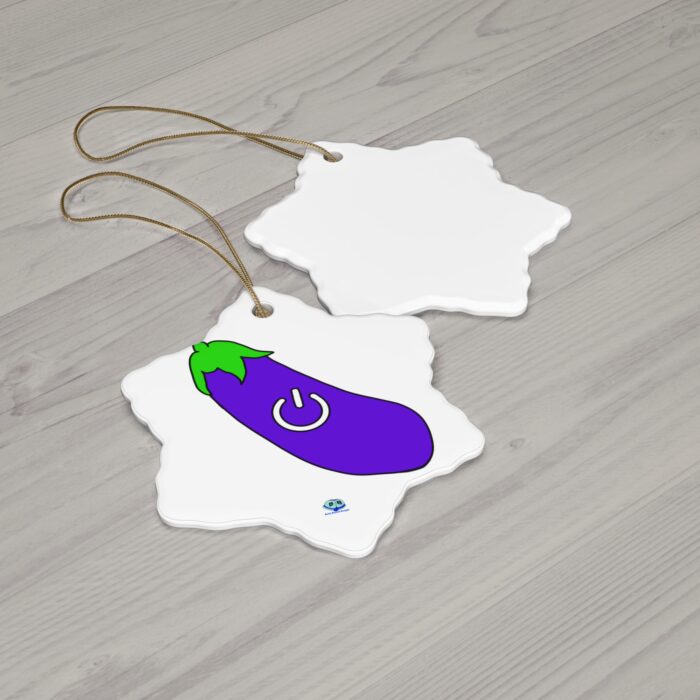 Ceramic Ornament - Power Top / Eggplant - Image 5