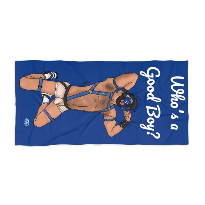 Beach Towel - Who's a Good Boy?