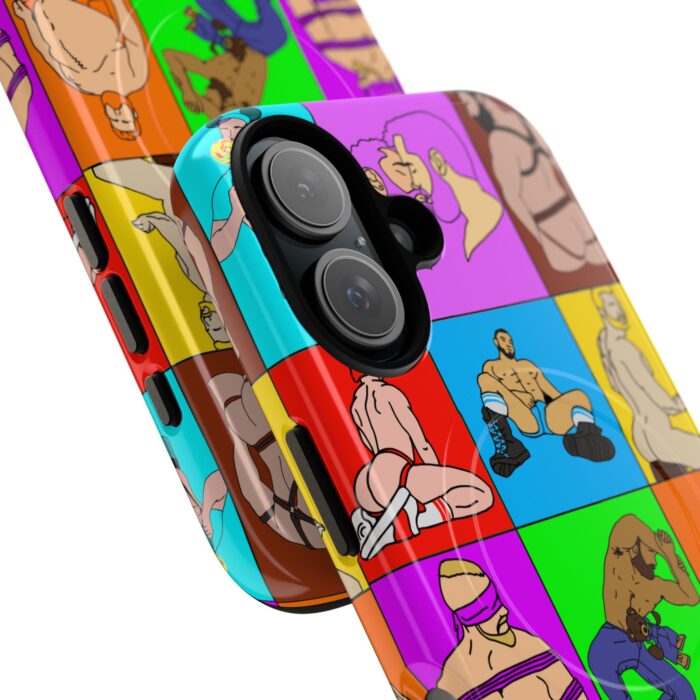 Tough Magnetic iPhone Cases - Color Block Dudes - Image 32