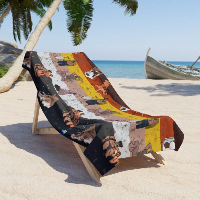 Beach Towel - Bear Collage - Image 2