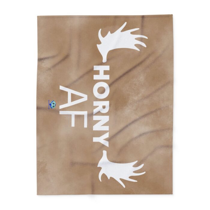 Arctic Fleece Blanket - Horny AF - Image 2