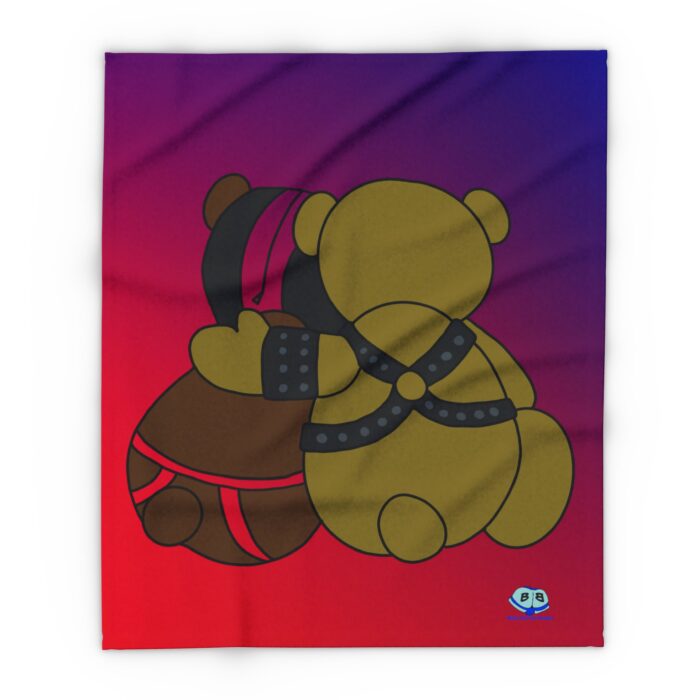 Arctic Fleece Blanket - Bondage Bears - Image 6
