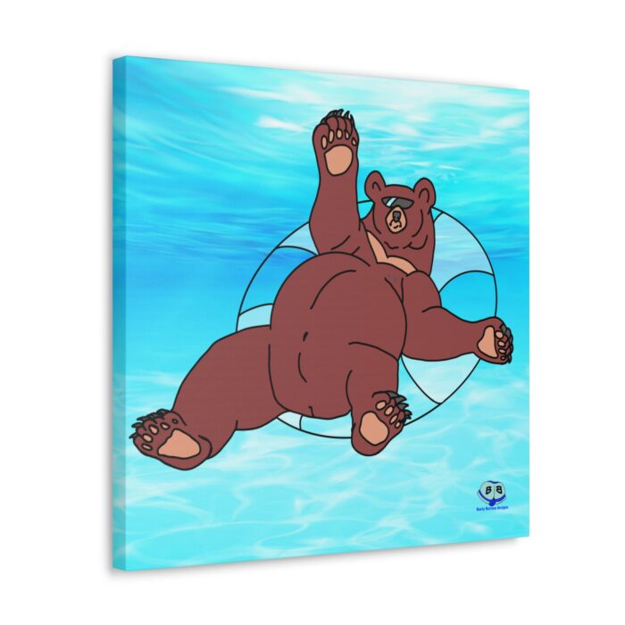 Canvas Gallery Wraps - Inner Tube Bear - Image 2
