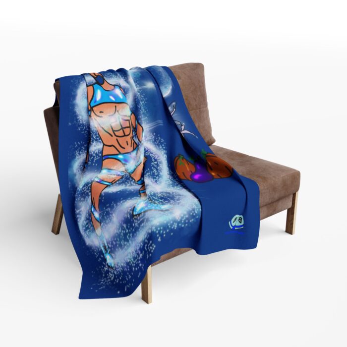 Arctic Fleece Blanket - Midnight - Image 8