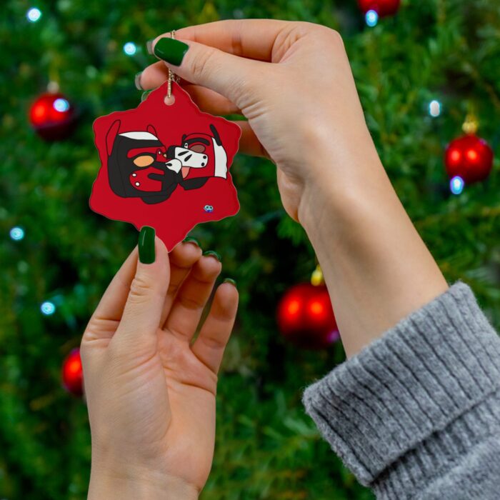 Ceramic Ornament - Lick -- Pup Mask - Image 6
