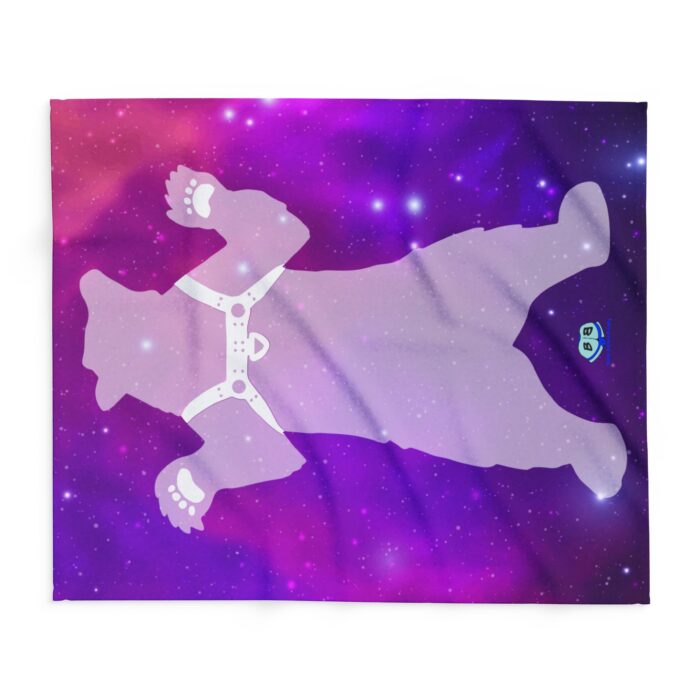 Arctic Fleece Blanket - Leather Bear - Image 2