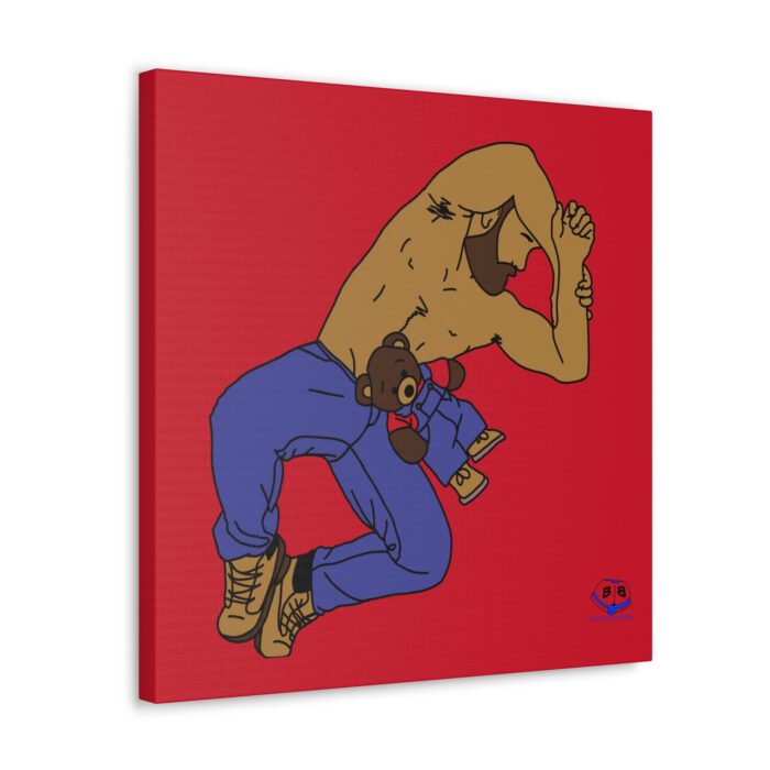 Canvas Gallery Wraps - Teddy Bear Snuggles - Image 2