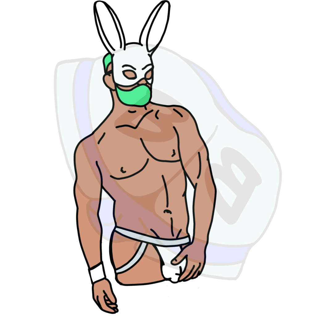 Describing subject of a drawing: It's mask for.....well....for anything.