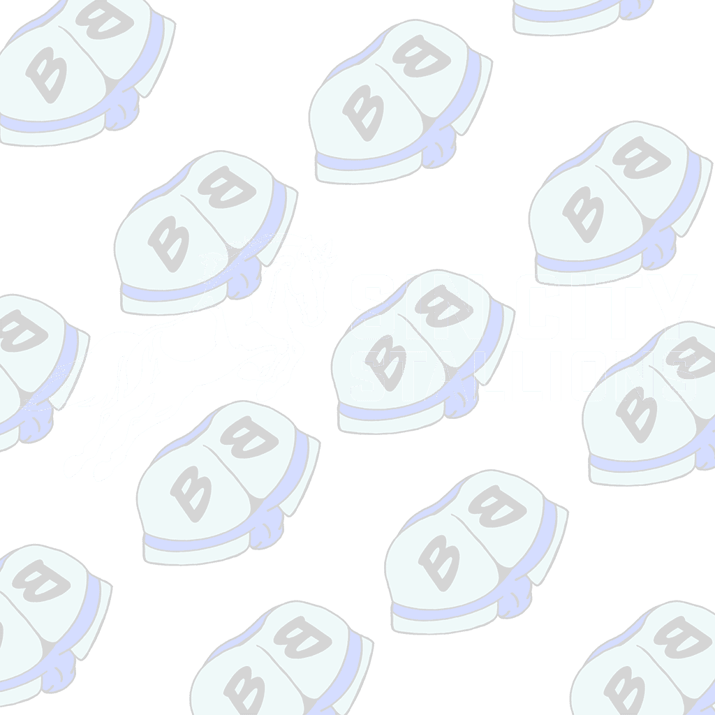 Describing subject of a drawing: Go sportsball!  Let's have some sin in sin city?