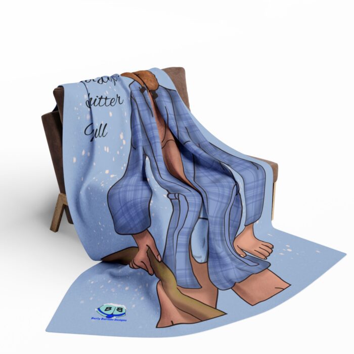 Arctic Fleece Blanket - Shitter's Full - Image 4