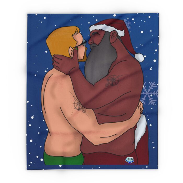 Arctic Fleece Blanket - Mr & Mr Clause - Image 5