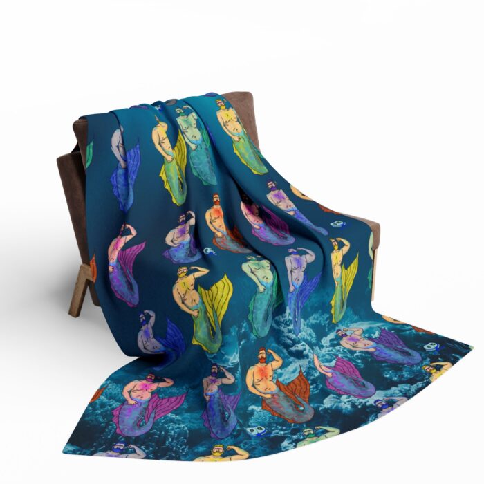 Arctic Fleece Blanket - MerCub Multi - Image 4