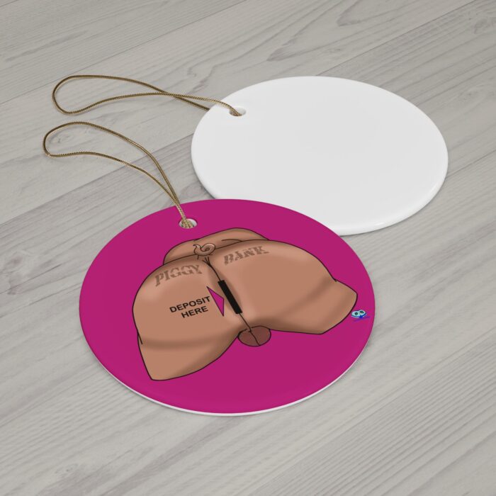 Ceramic Ornament - Piggy Bank - Image 2