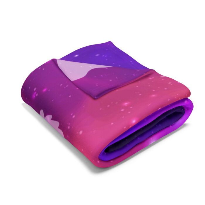 Arctic Fleece Blanket - Leather Bear - Image 3