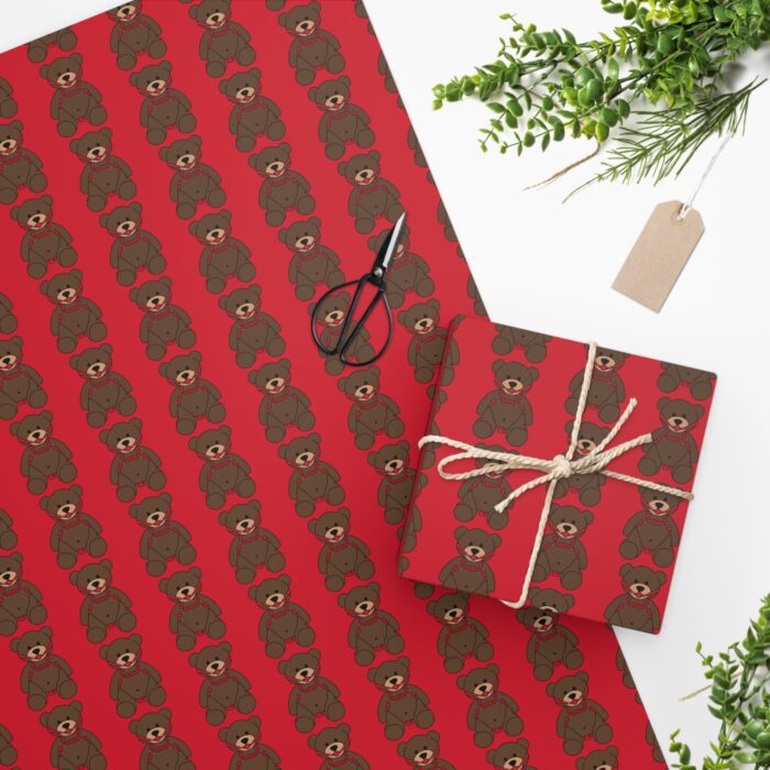Wrapping Paper - Gagged Teddy Bear (Butt Plug) - Image 2