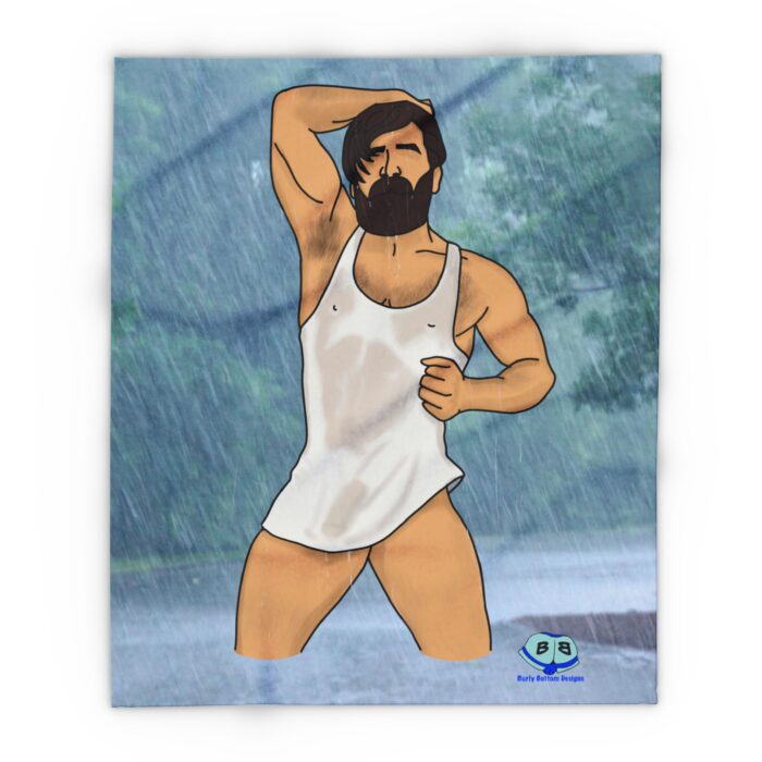 Arctic Fleece Blanket - Rain - Image 5