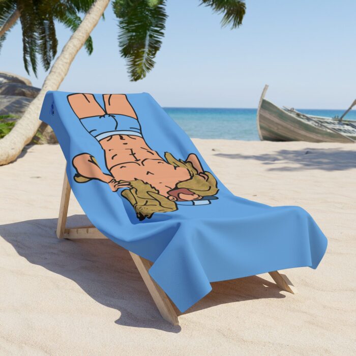 Beach Towel - Mans Best Friend - Image 2