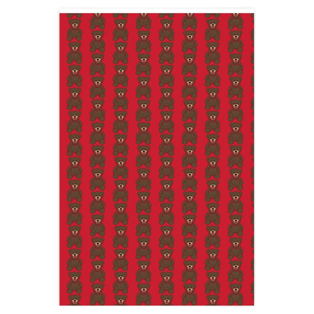 Wrapping Paper - Gagged Teddy Bear (Butt Plug)