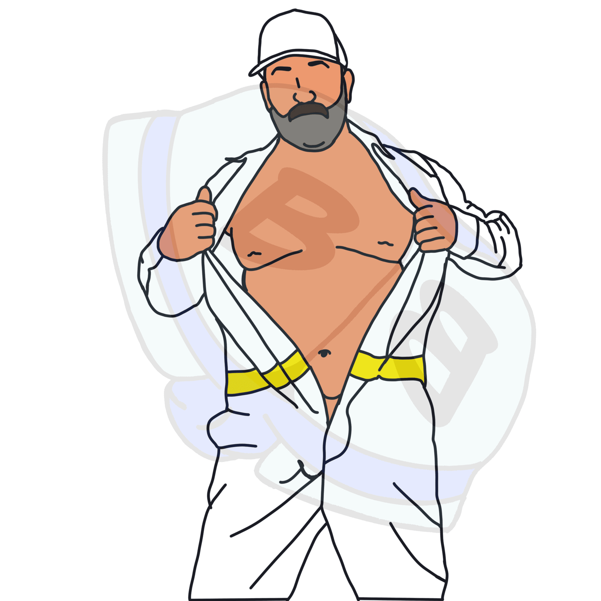 Describing subject of a drawing: There is something so sexy about a uniform.  Military