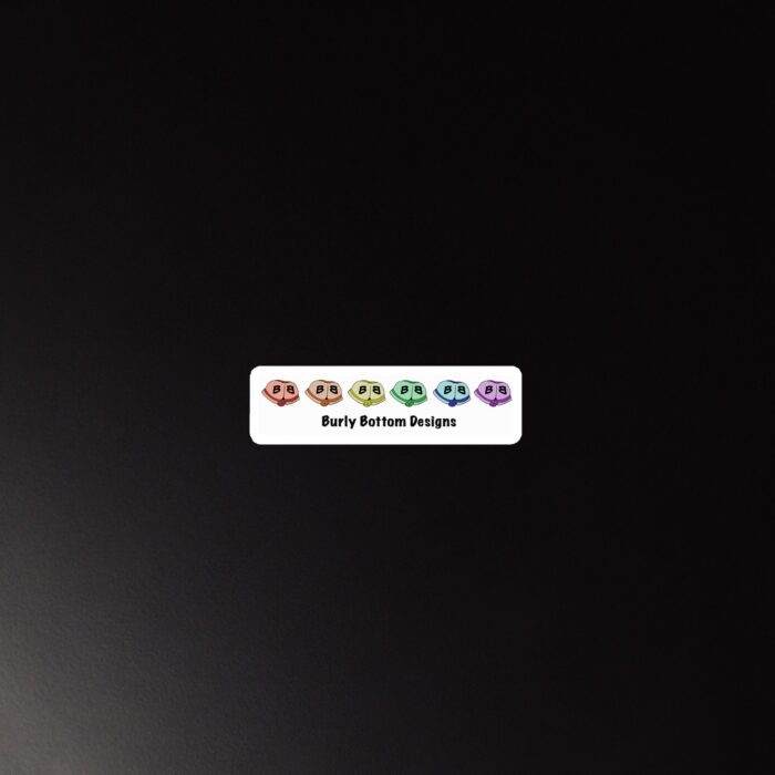 Magnet - Rainbow Burly Bottom Logo