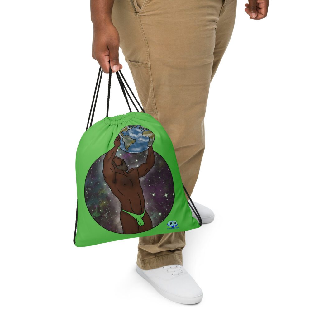 Drawstring bag - 2 Sided Print - Atlas