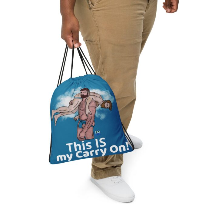 Drawstring bag - 2 Sided Print - Carry On