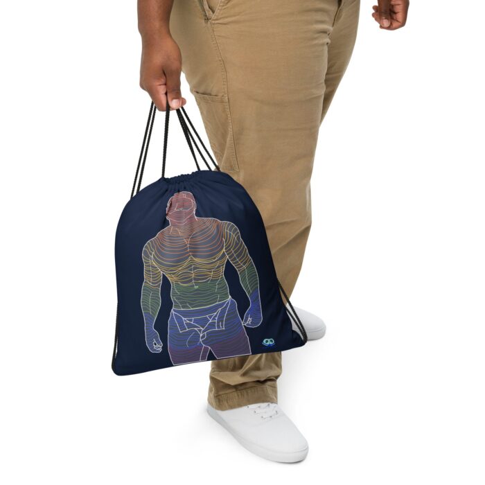 Drawstring bag - 2 Sided Print - Ripples