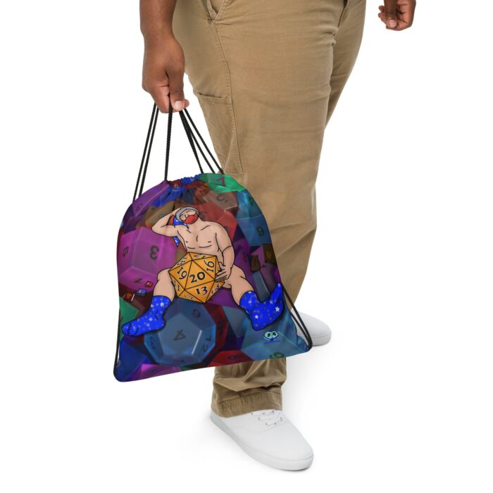 Drawstring bag - 2 Sided Print - Roll for Charisma