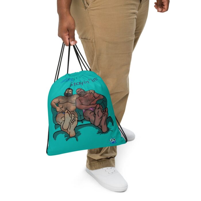 Drawstring bag - 2 Sided Print - Staying In