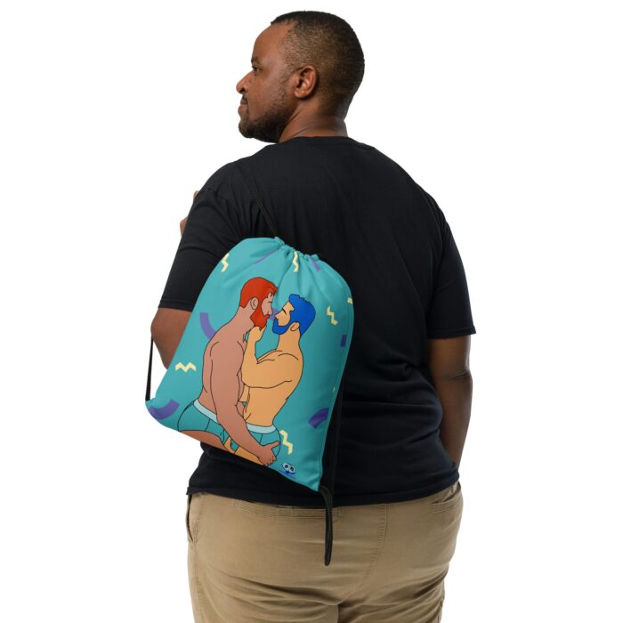 Drawstring bag - 2 Sided Print - Brief Kiss - Image 2