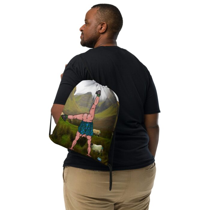 Drawstring bag - 2 Sided Print - Flipped - Image 2