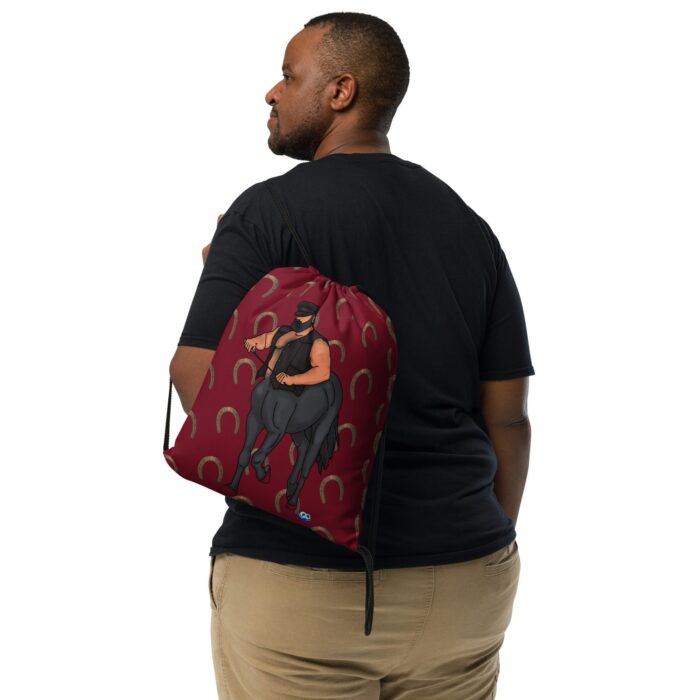 Drawstring bag - 2 Sided Print - Hot to Trot - Image 2