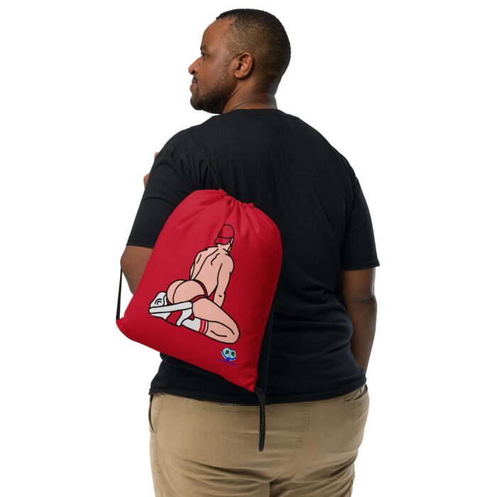 Drawstring bag - 2 Sided Print - The Athlete - Image 2