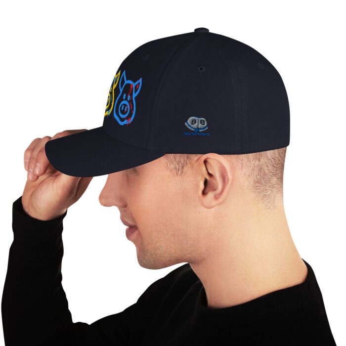 Structured Twill Cap - Cum Pigs - Image 8