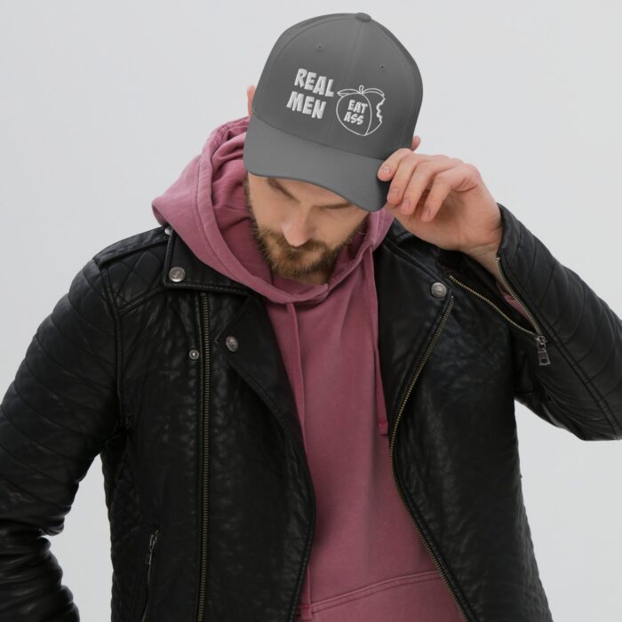 Structured Twill Cap - Real Men Eat Ass - Image 9
