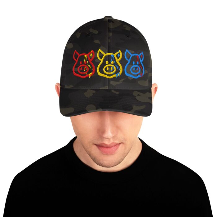 Structured Twill Cap - Cum Pigs - Image 2