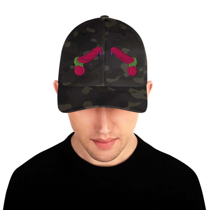 Structured Twill Cap - Pop Art Cock - Double - Image 2