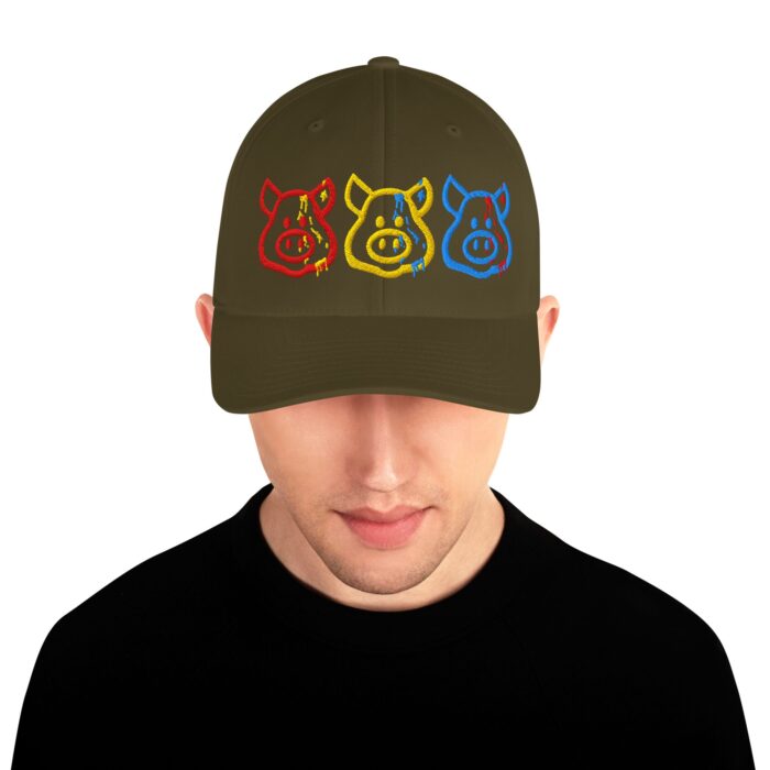 Structured Twill Cap - Cum Pigs - Image 21