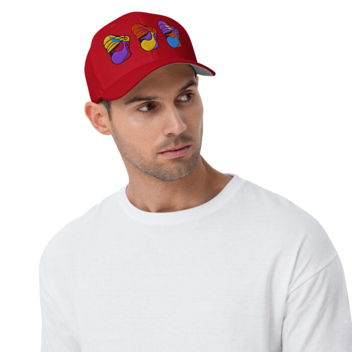Structured Twill Cap - Pop Art Leather Daddy - Image 10